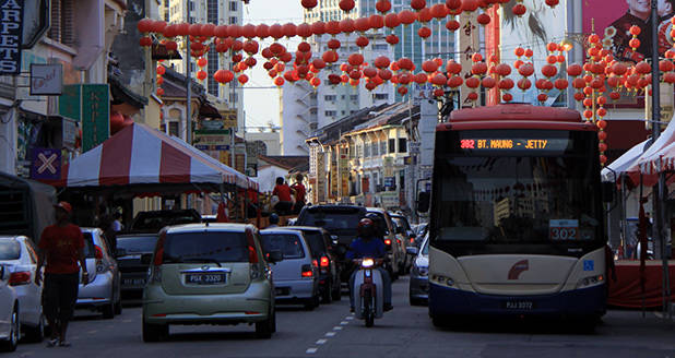 Bus op Penang