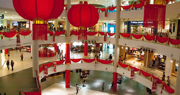 Winkelcentrum 1st Avenue op Penang