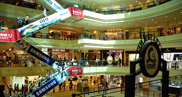 Winkelcentrum Plaza Gurney op Penang