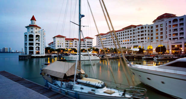 Winkelcentrum Straits Quay op Penang