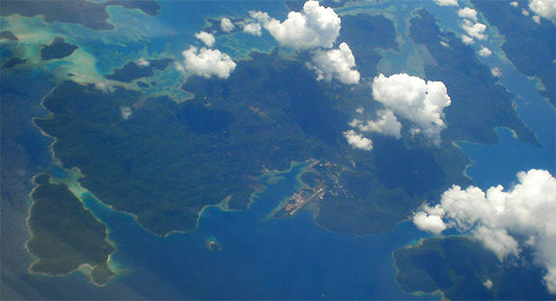 Tioman vanuit de lucht