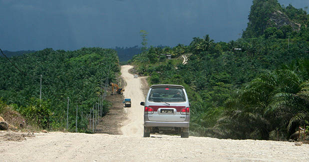 Vervoer naar de Kinabatangan 2