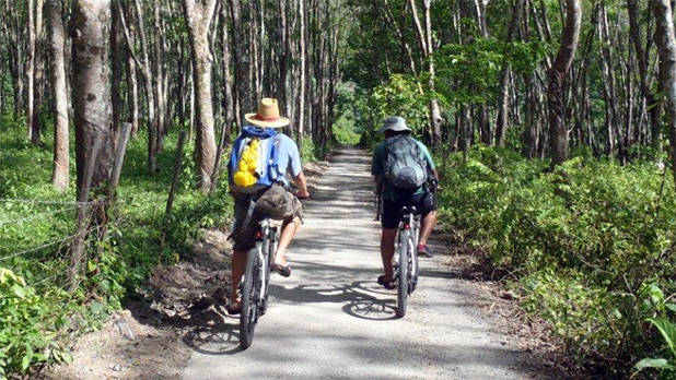 Fiets op Langkawi