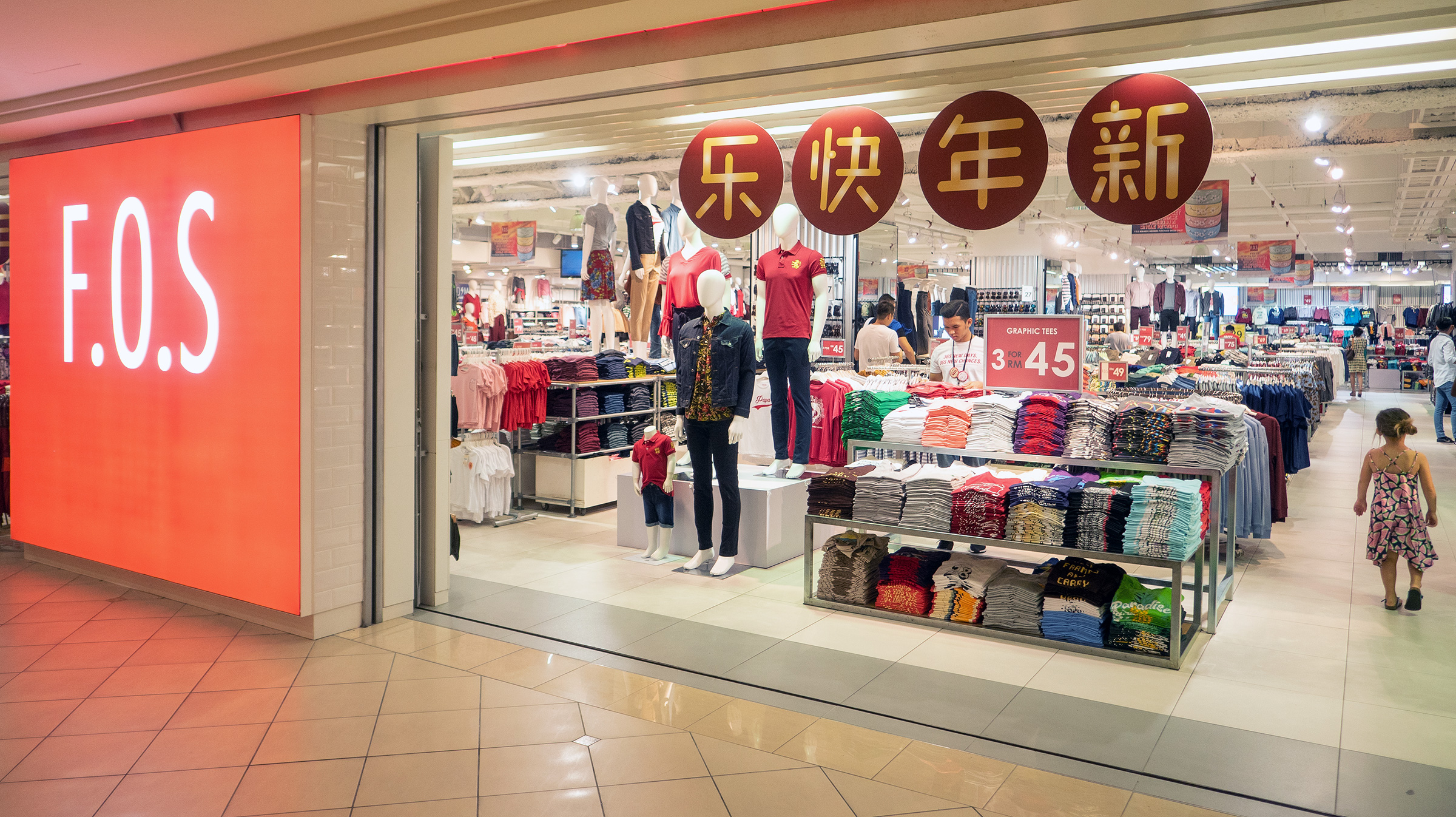 F O S  Factory Outlet Store met goedkope maar goede kwaliteitskleding 