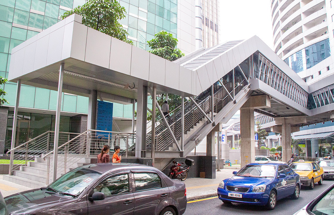 Voetgangerstunnel in Kuala Lumpur