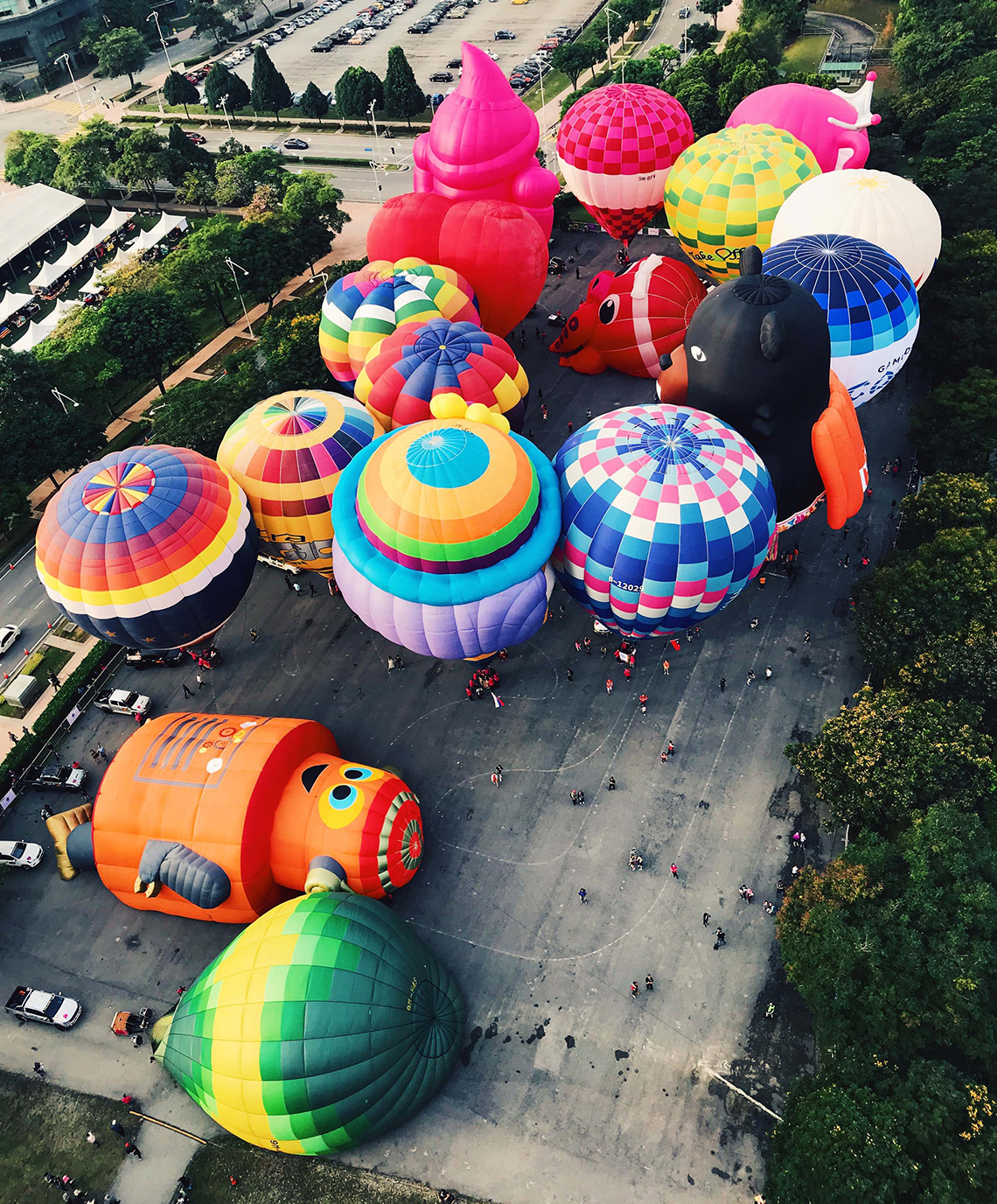 Heteluchtballon festival van Maleisië