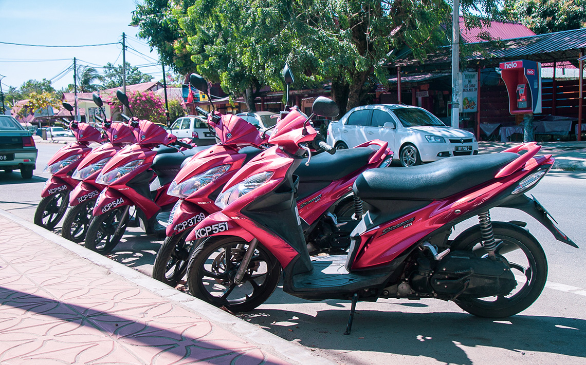 Tips voor het huren van een scooter in Maleisië