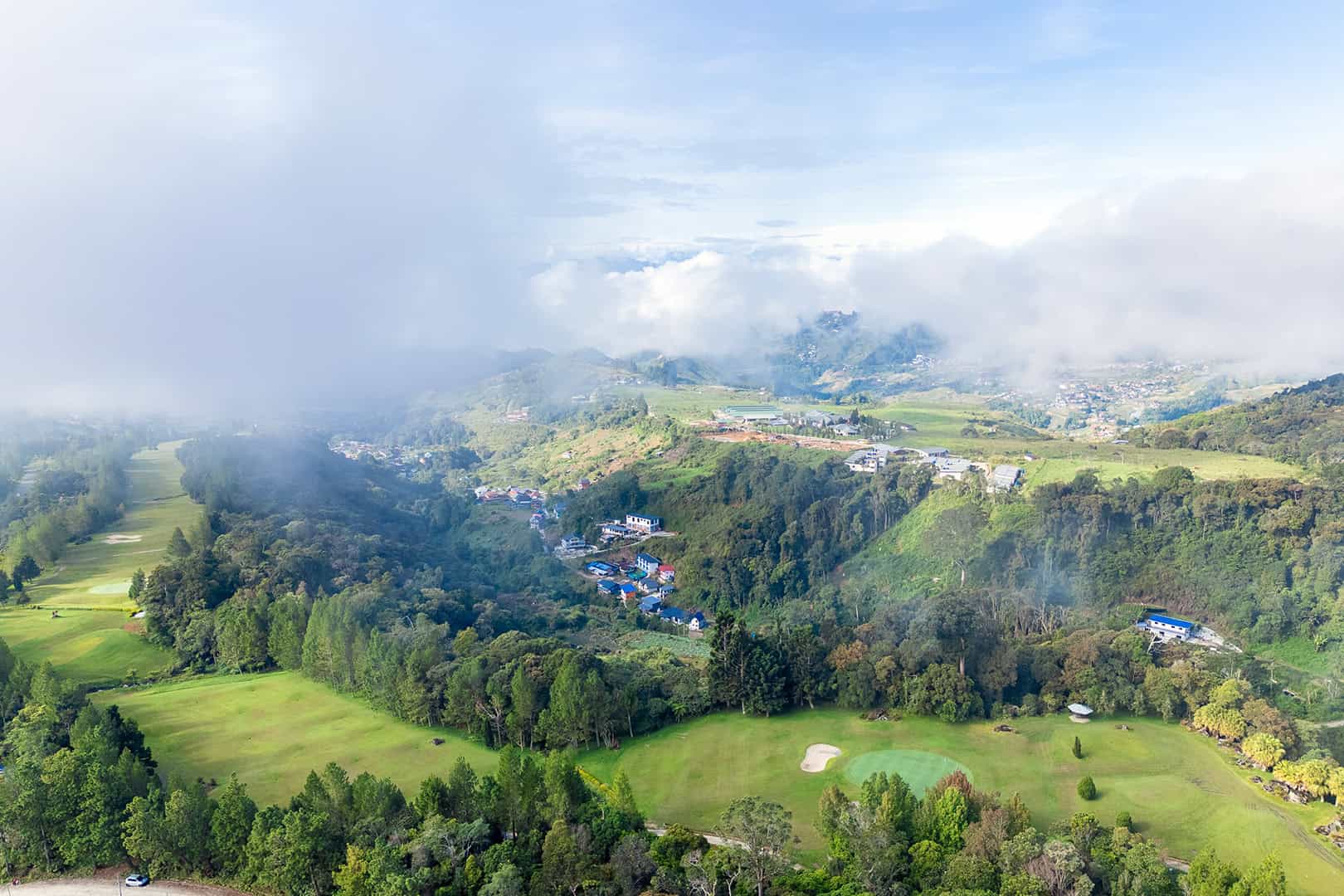 Golfbaan in Kinabalu National Park