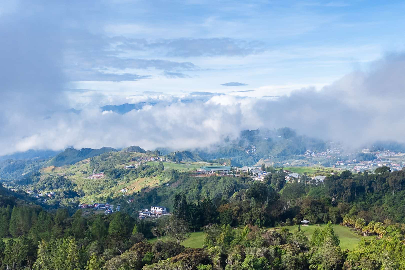 Schitterend uitzicht op Kinabalu National Park