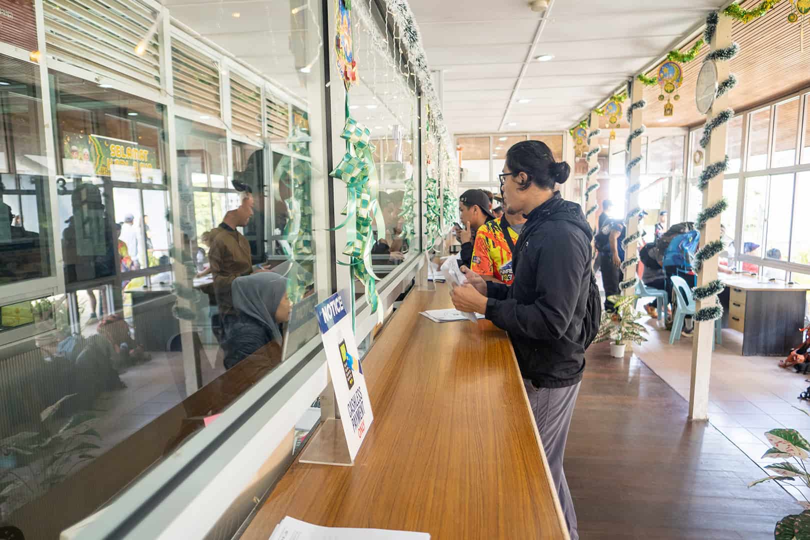 Loket en informatiebalie Kinabalu National Park