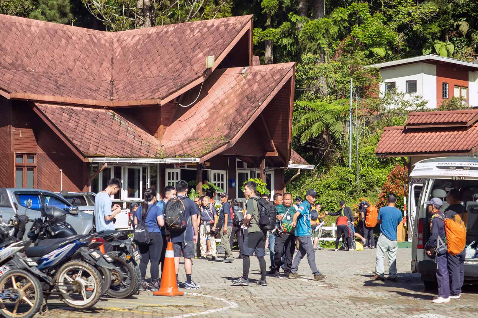 Wandelaars Kinabalu National Park